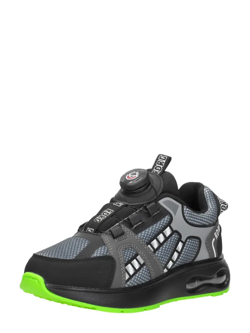 Red Rag Speedlace, lage sneakers voor jongens in grijs, foto 2 van 2