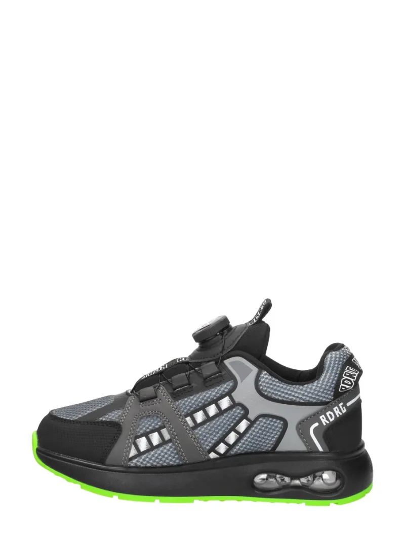 Red Rag Speedlace, lage sneakers voor jongens in grijs