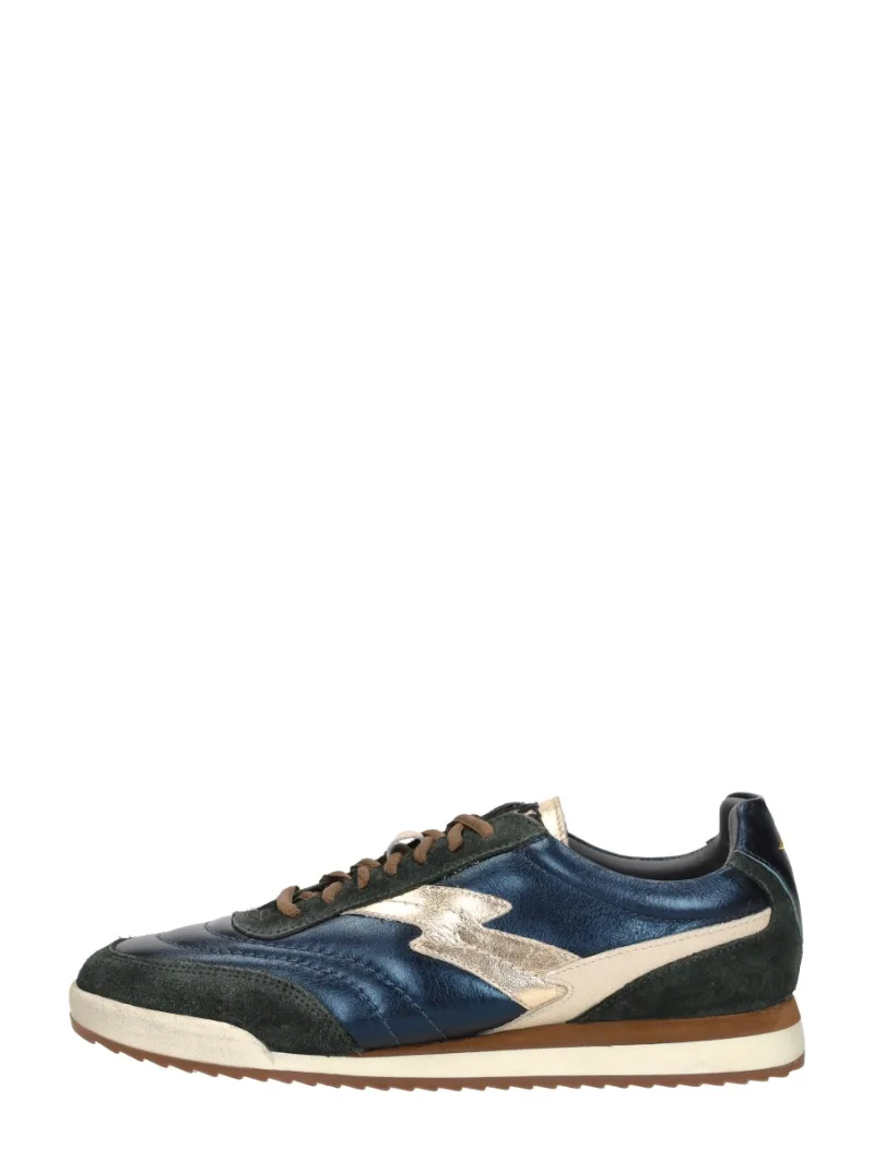Iqonic Cosmo 2, lage sneakers voor dames in petrol