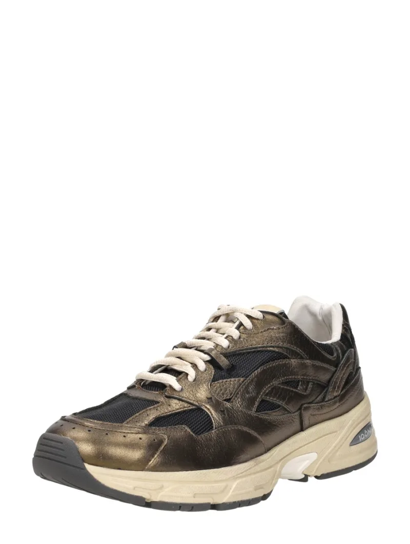 Iqonic Ease 1, lage sneakers voor dames in goudkleur, foto 2 van 2