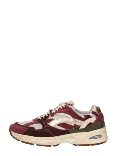 Iqonic Ease 1, lage sneakers voor dames in bordeaux, foto 1 van 4