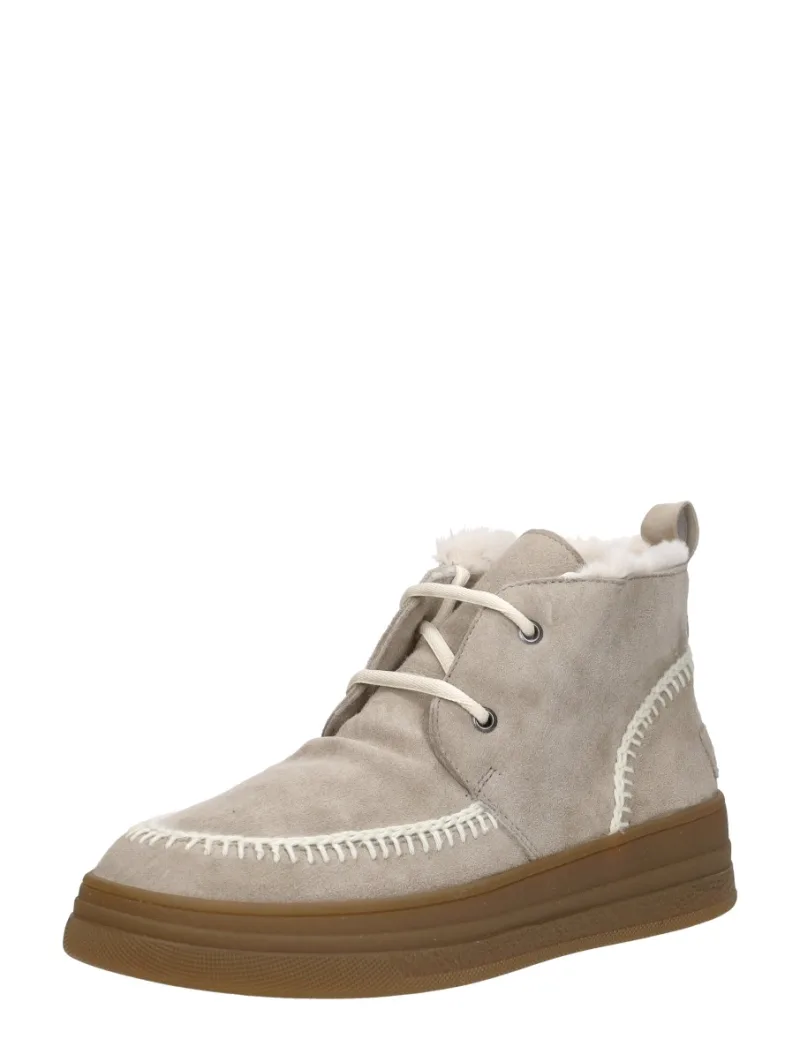 Iqonic Chill 2, hoge veterschoenen voor dames in taupe, foto 2 van 2