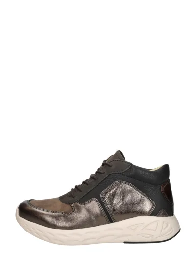 Wolky Pep, hoge veterschoenen voor dames in brons, foto 1 van 4