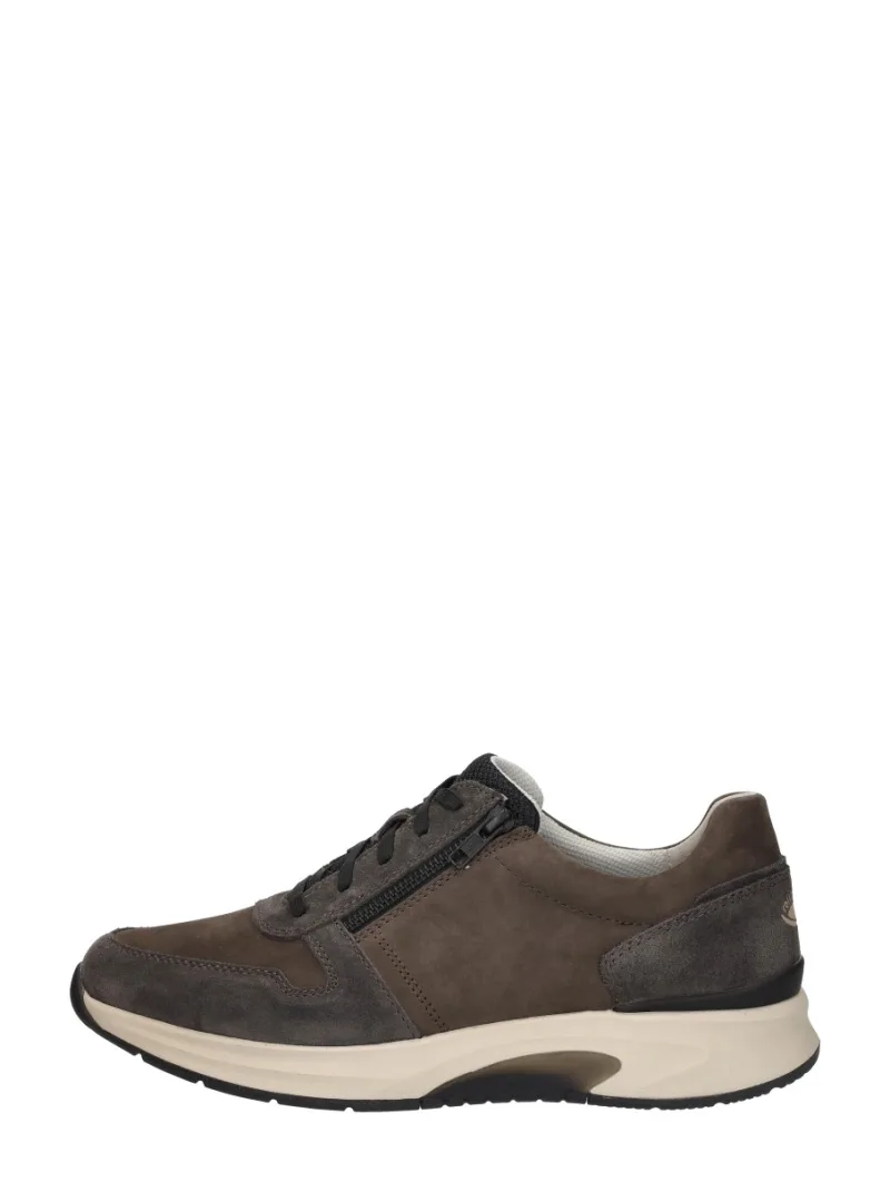 Gabor Rollingsoft, lage veterschoenen voor heren in cognac
