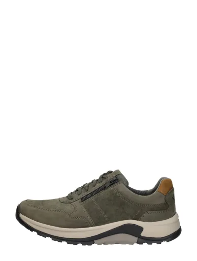 Gabor Rollingsoft, lage veterschoenen voor heren in groen, foto 1 van 4
