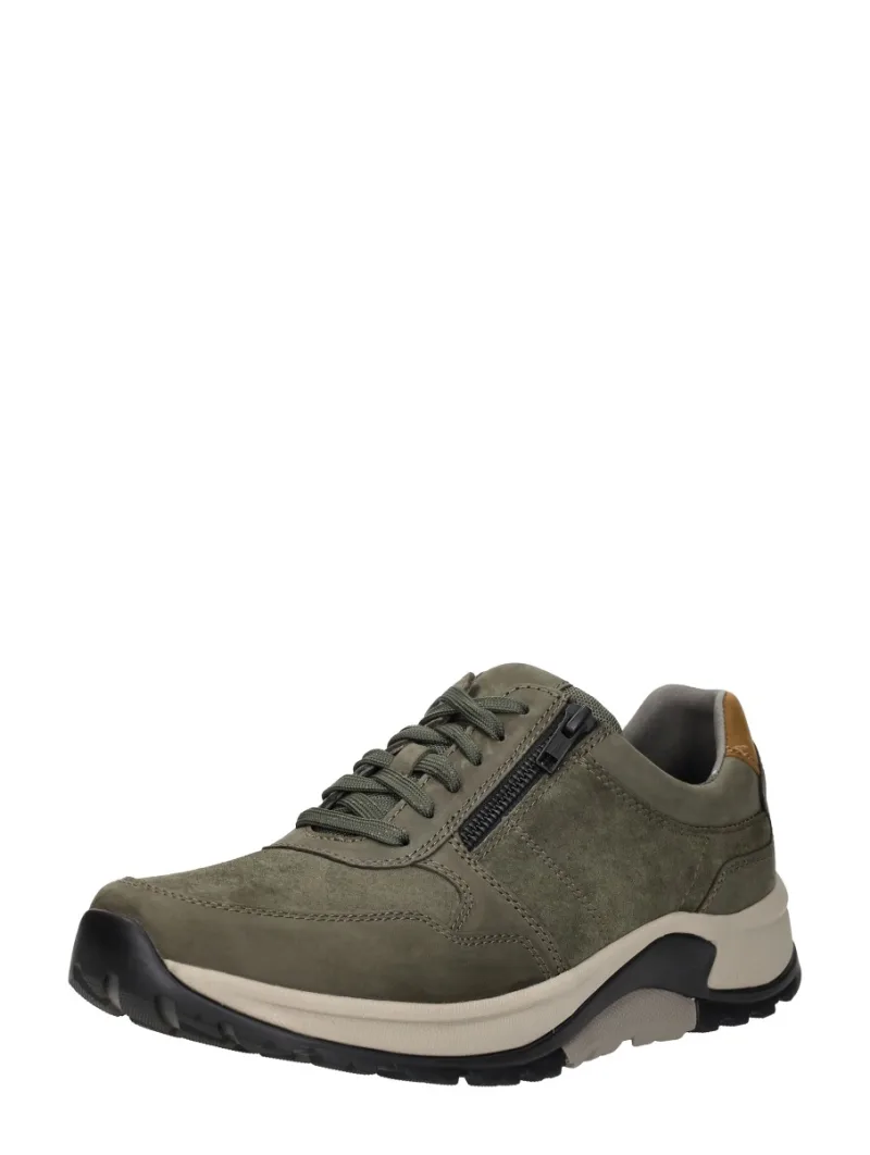 Gabor Rollingsoft, lage veterschoenen voor heren in groen, foto 2 van 2