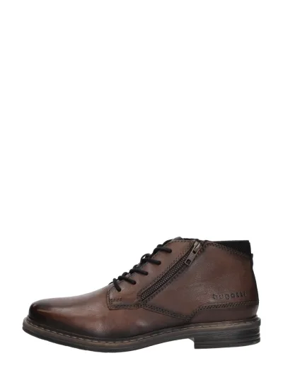Bugatti Veterschoenen Hoog, hoge veterschoenen voor heren in donkerbruin, foto 1 van 4