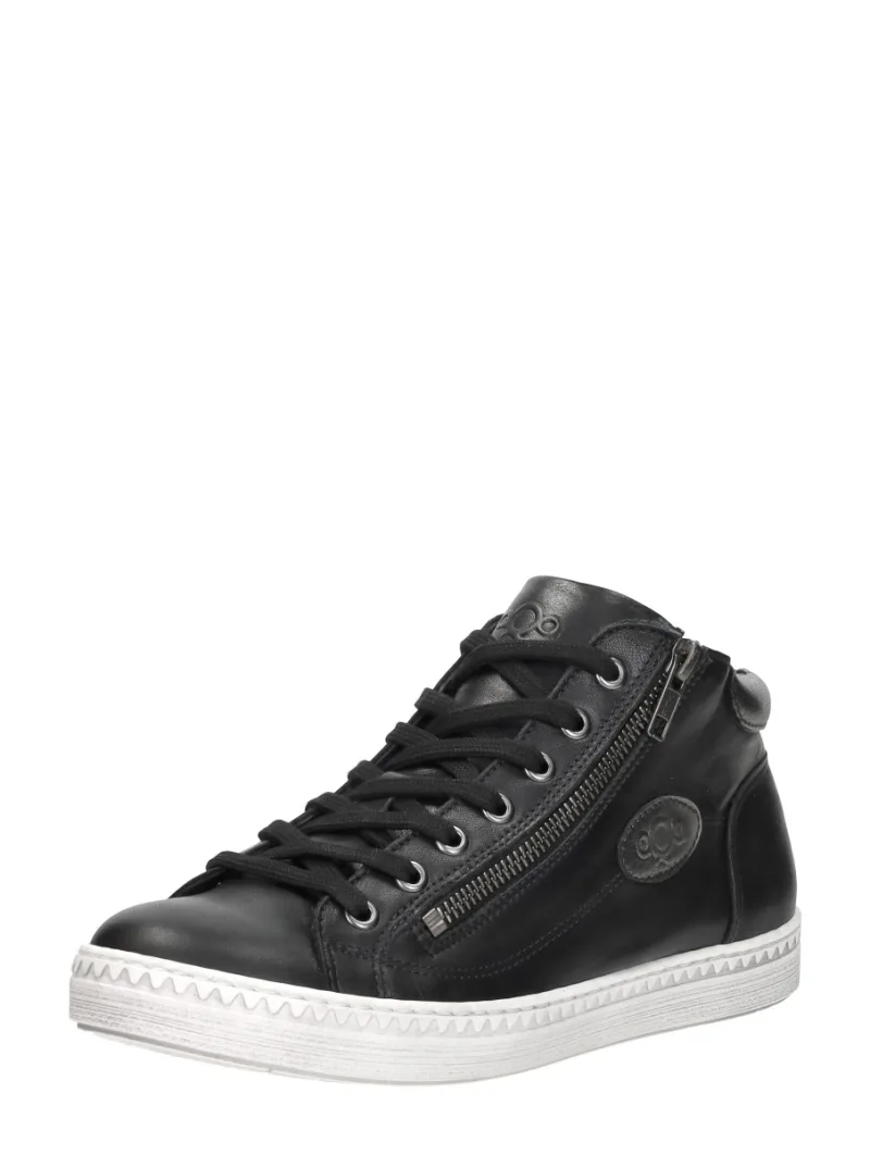 Aqa Veterschoenen Hoog, hoge veterschoenen voor dames in zwart, foto 2 van 2