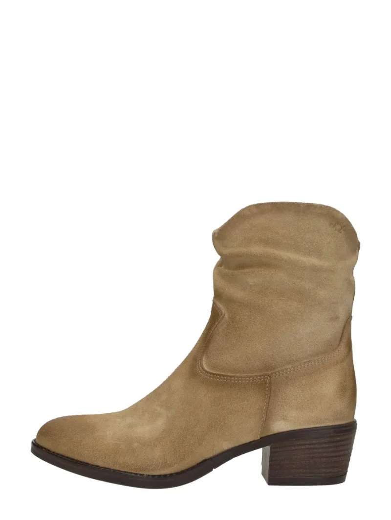 Aqa Enkellaarsjes Hak, enkellaarsjes hak voor dames in beige
