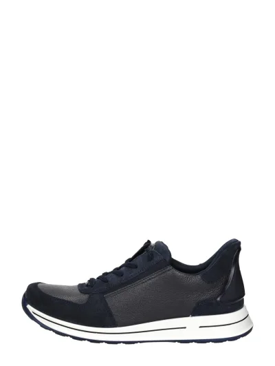 Ara Osaka 2.0, lage veterschoenen voor dames in blauw, foto 1 van 4