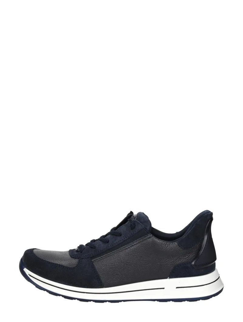 Ara Osaka 2.0, lage veterschoenen voor dames in blauw, foto 1 van 4