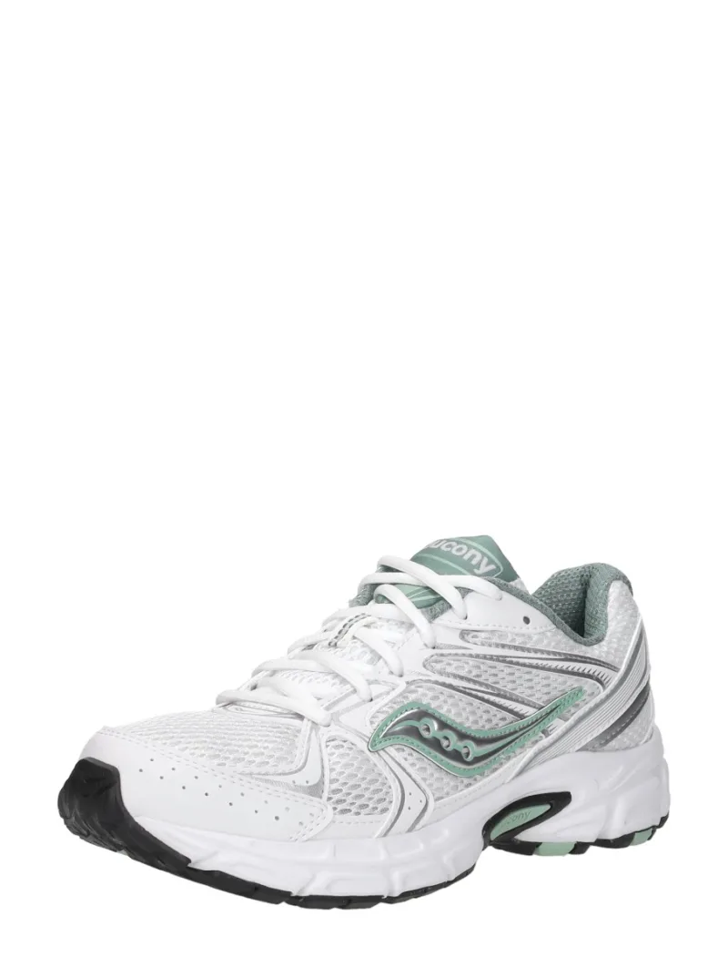 Saucony Ride Millennium, lage sneakers voor dames in wit, foto 2 van 2
