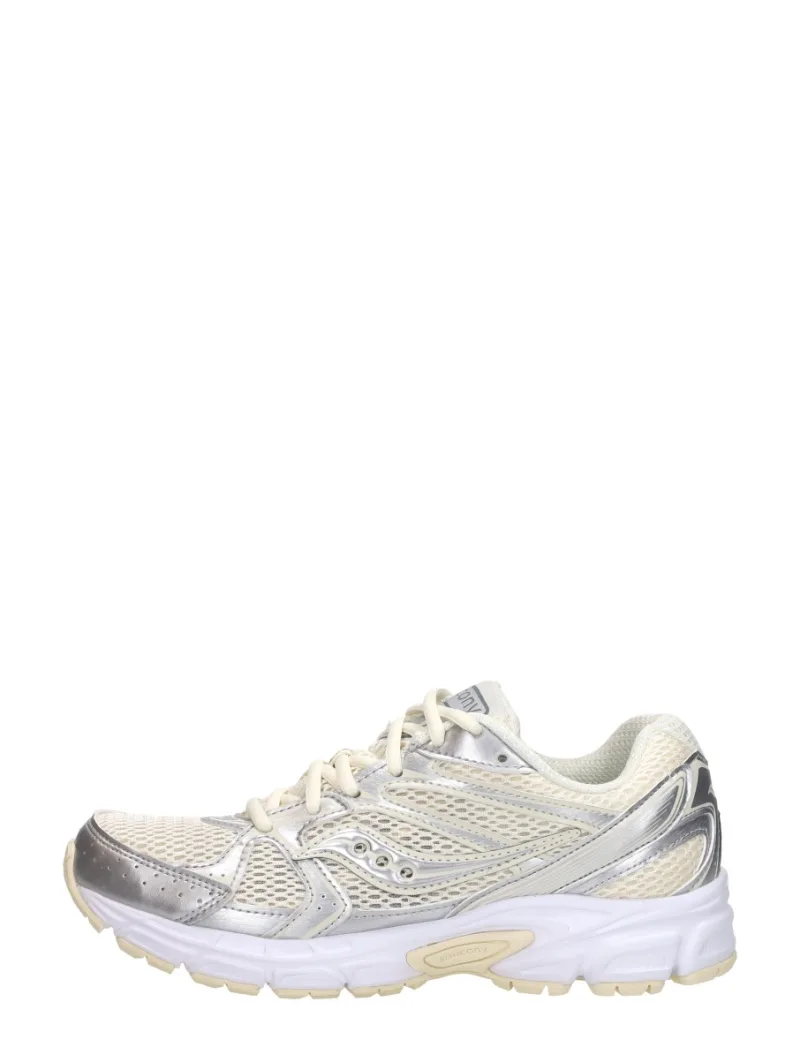 Saucony Ride Millennium, lage sneakers voor dames in gebroken wit