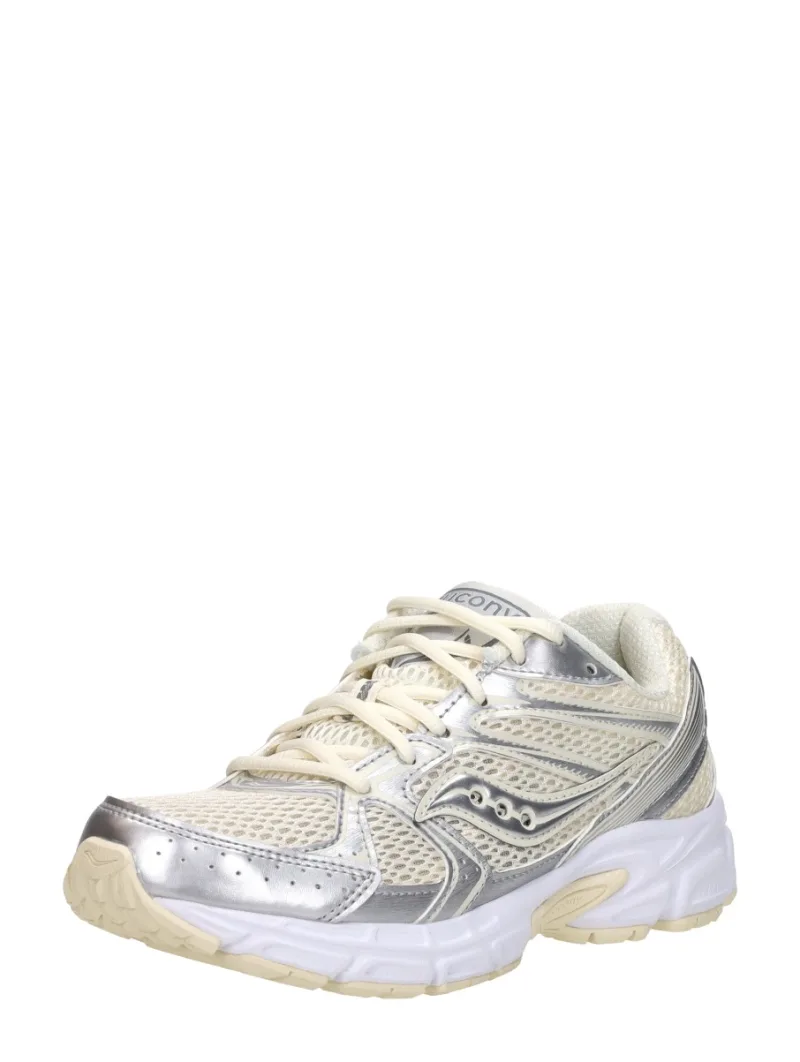 Saucony Ride Millennium, lage sneakers voor dames in gebroken wit, foto 2 van 2