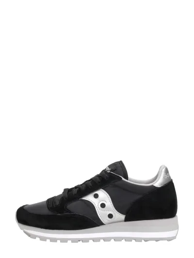 Saucony Jazz Triple, lage sneakers voor dames in zwart, foto 1 van 4