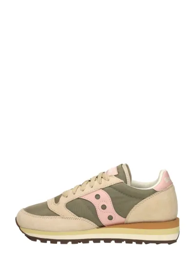 Saucony Jazz Triple, lage sneakers voor dames in groen, foto 1 van 4