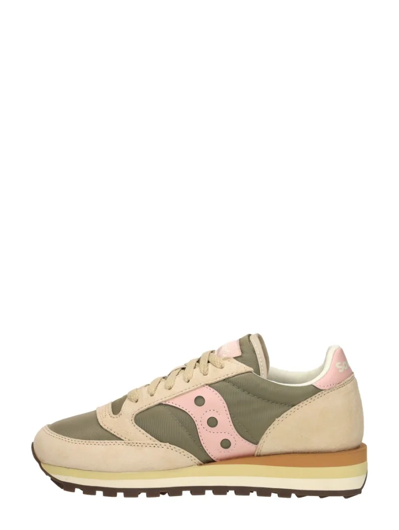 Saucony Jazz Triple, lage sneakers voor dames in groen