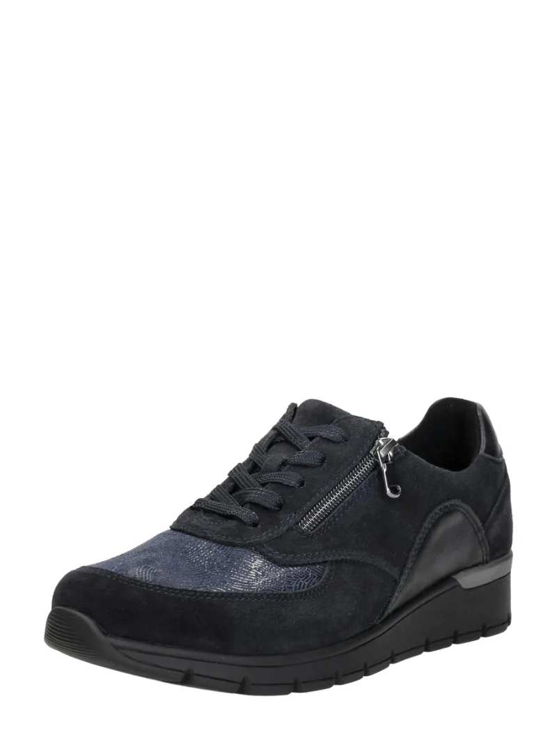 Waldläufer K-Ramona, lage veterschoenen voor dames in blauw, foto 2 van 2