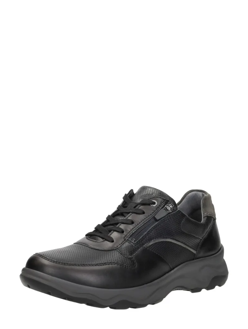 Waldläufer H-Max, lage veterschoenen voor heren in zwart, foto 2 van 2