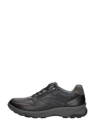Waldläufer H-Max, lage veterschoenen voor heren in zwart, foto 1 van 4