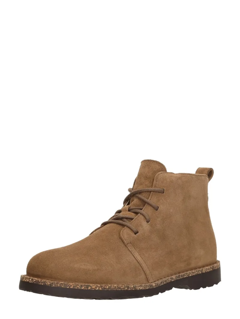 Birkenstock Uppsala Mid, hoge veterschoenen voor dames in cognac, foto 2 van 2