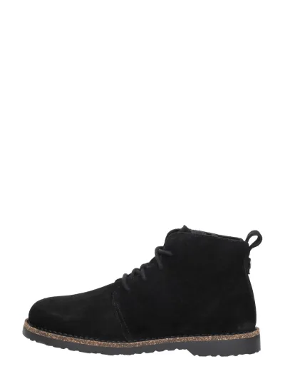 Birkenstock Uppsala Mid, hoge veterschoenen voor dames in zwart, foto 1 van 5