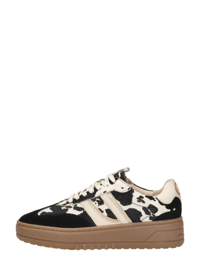 Sub55 Sneakers Laag, lage sneakers voor dames in gebroken wit