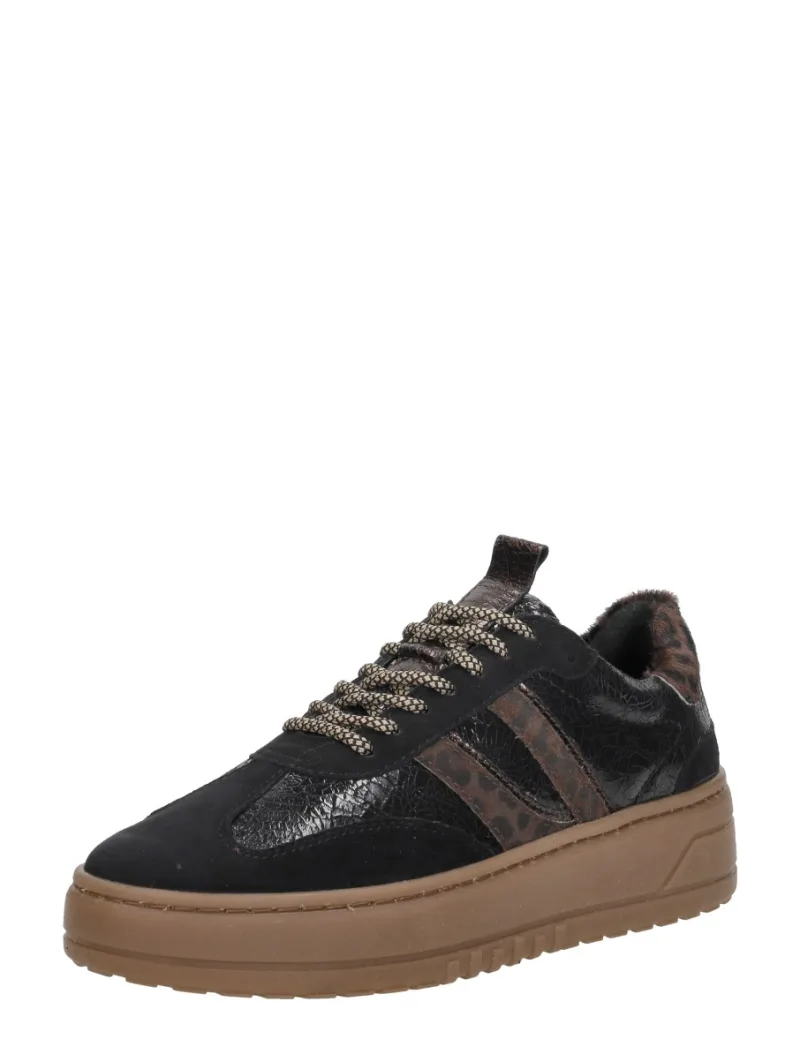 Sub55 Sneakers Laag, lage sneakers voor dames in zwart, foto 2 van 2