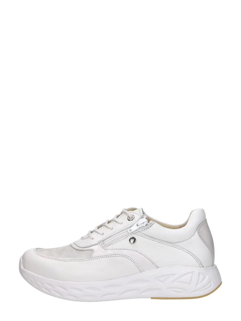 Wolky Vitality S2F, lage veterschoenen voor dames in wit