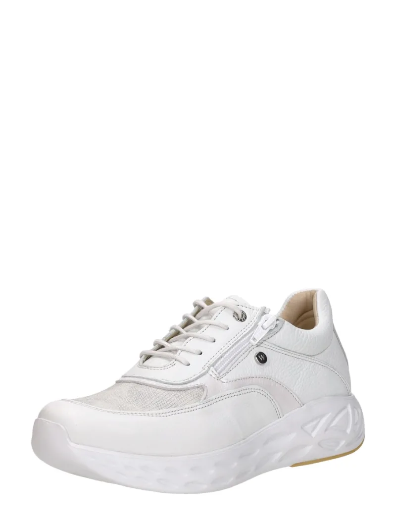 Wolky Vitality S2F, lage veterschoenen voor dames in wit, foto 2 van 2