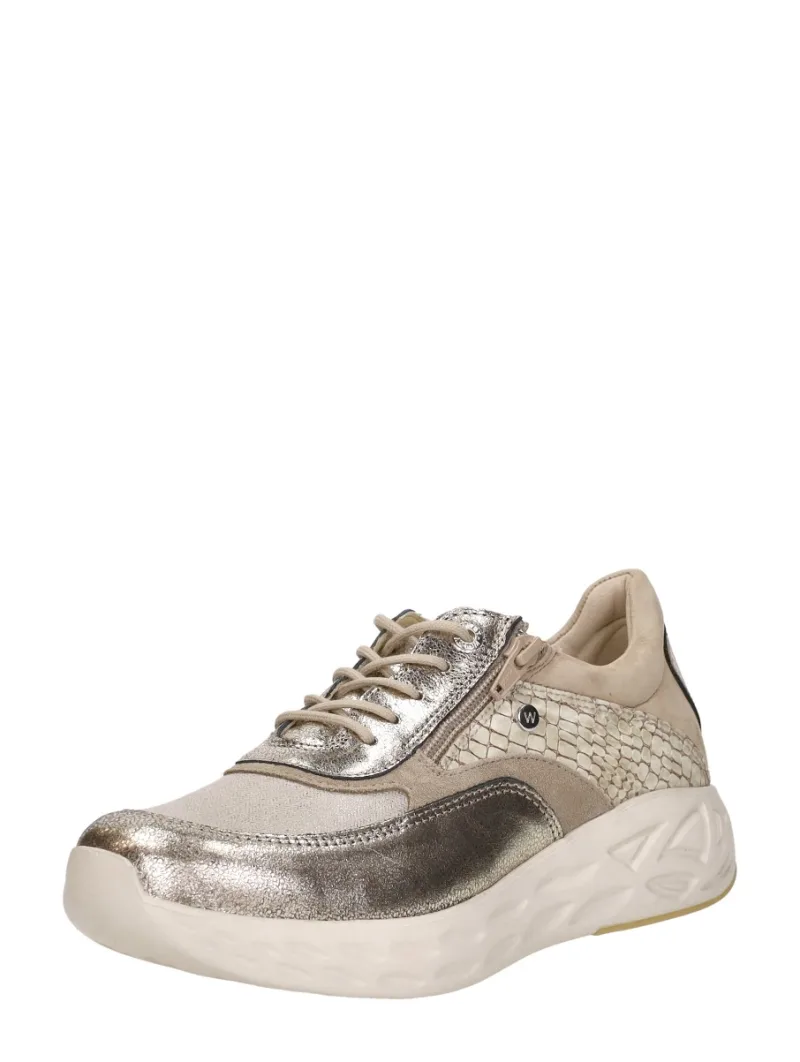 Wolky Vitality S2F, lage veterschoenen voor dames in goudkleur, foto 2 van 2