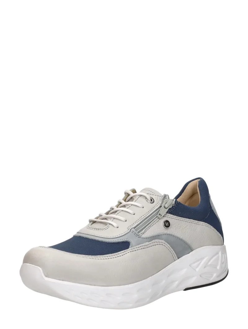 Wolky Vitality S2F, lage veterschoenen voor dames in licht blauw, foto 2 van 2