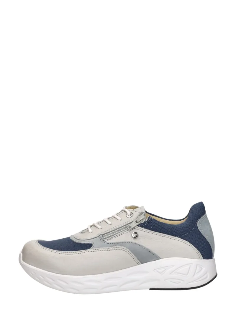 Wolky Vitality S2F, lage veterschoenen voor dames in licht blauw