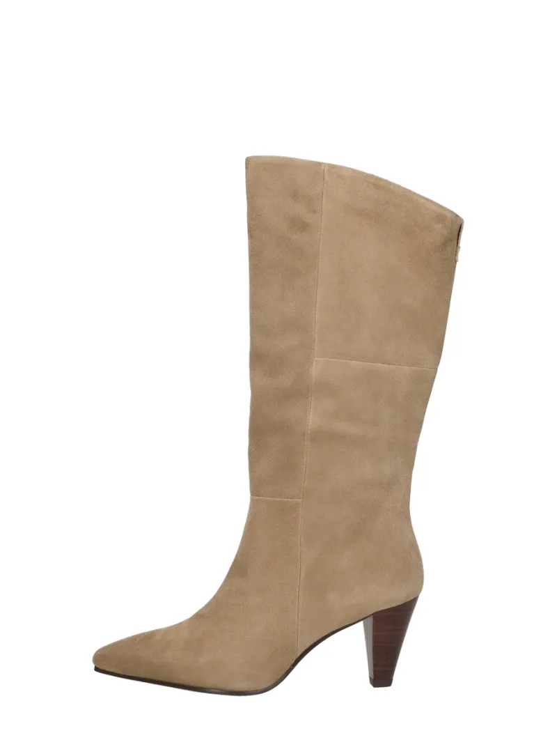 Tamaris Kuit Laarzen, kuitlaarzen voor dames in beige