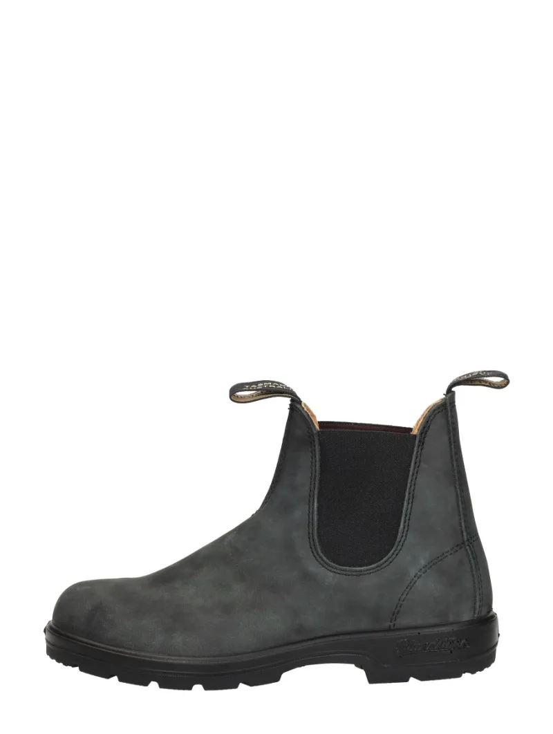 Blundstone 587 Classic, enkellaarsjes plat voor dames in zwart