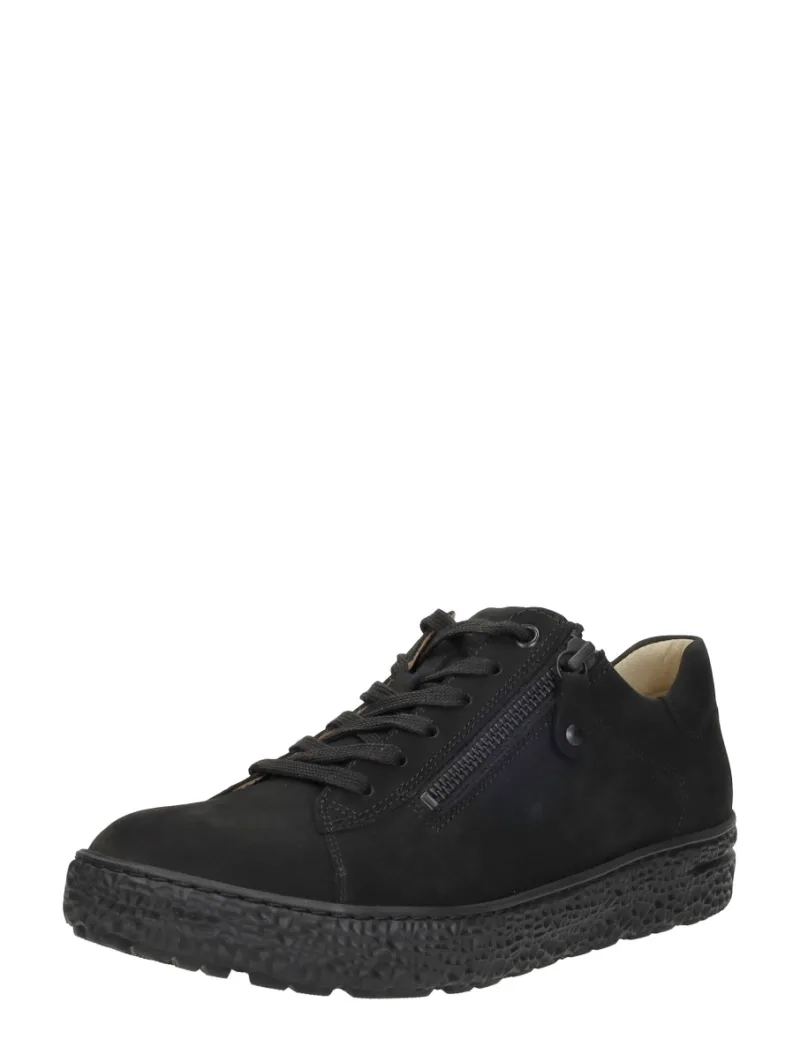 Hartjes Phil Shoe, lage veterschoenen voor dames in zwart, foto 2 van 2