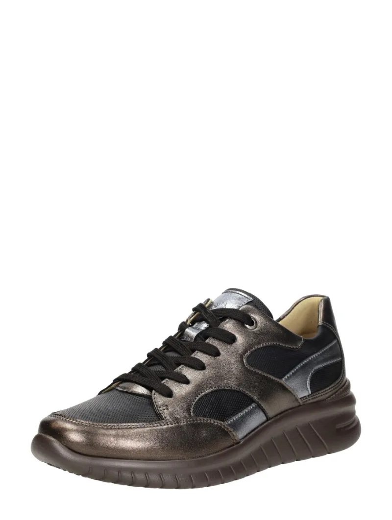 Hartjes Wave Shoe, lage veterschoenen voor dames in brons, foto 2 van 2