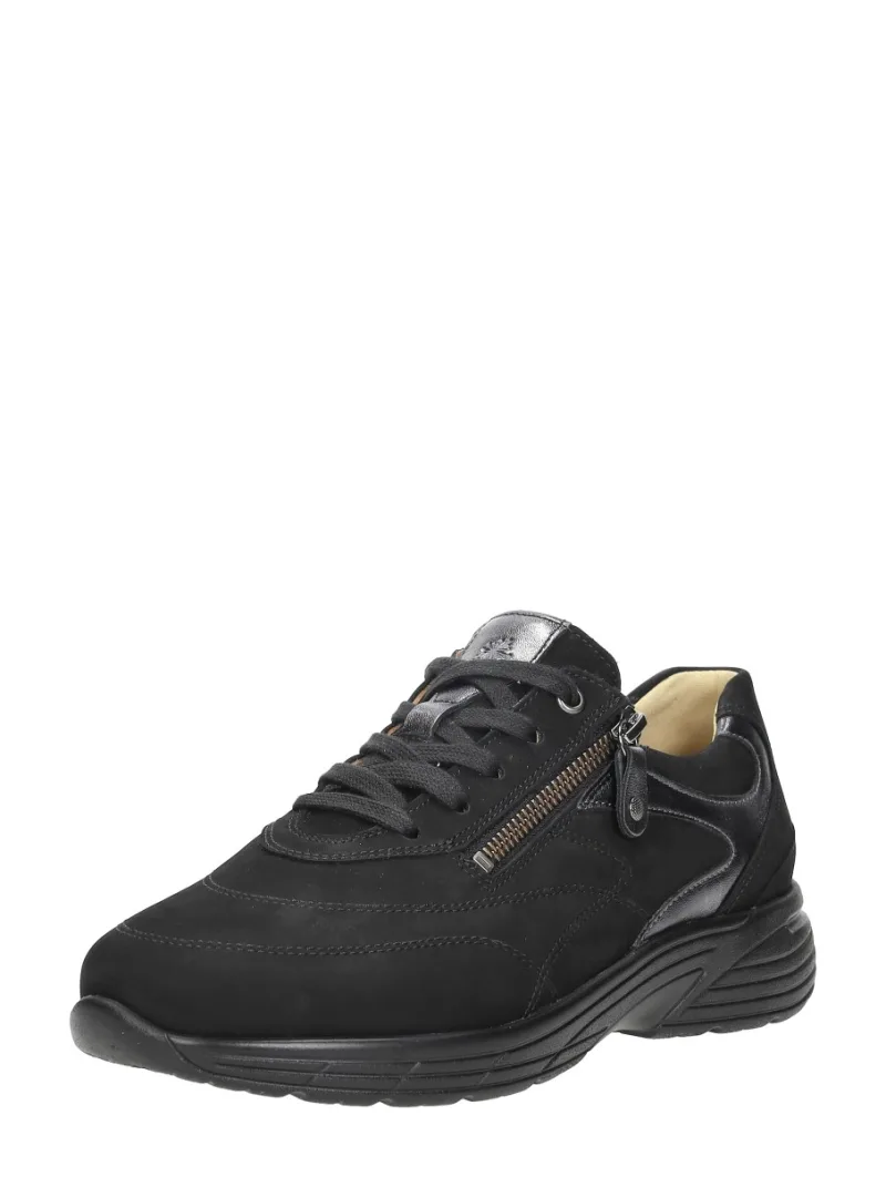 Hartjes Katy Shoe, lage veterschoenen voor dames in zwart, foto 2 van 2