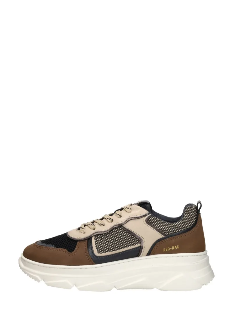 Red Rag Sneakers Laag, lage sneakers voor dames in taupe