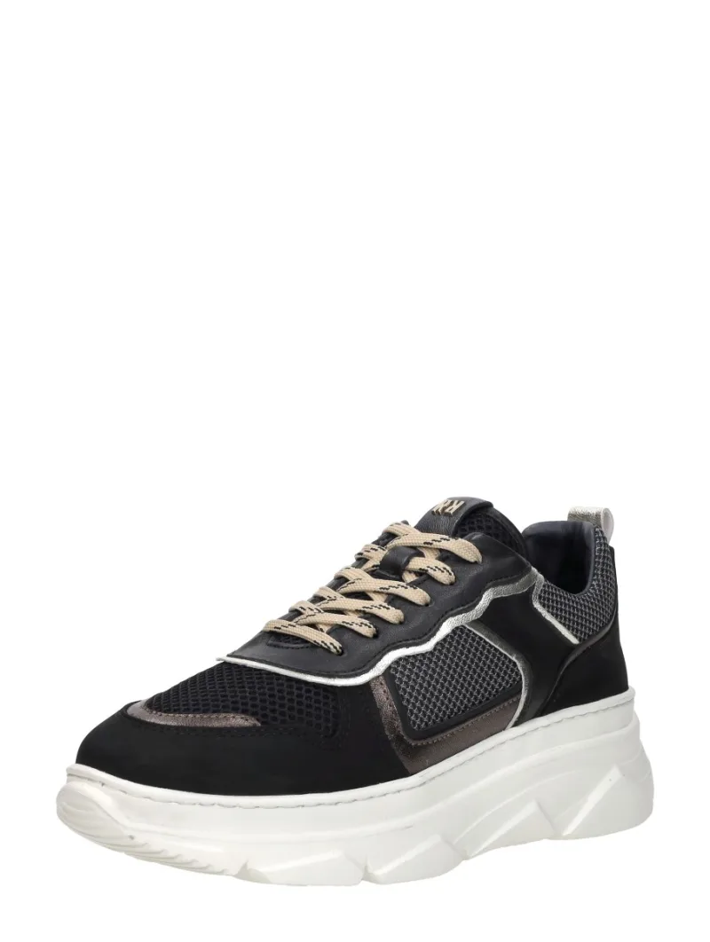 Red Rag Sneakers Laag, lage sneakers voor dames in zwart, foto 2 van 2