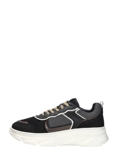 Red Rag Sneakers Laag, lage sneakers voor dames in zwart, foto 1 van 4