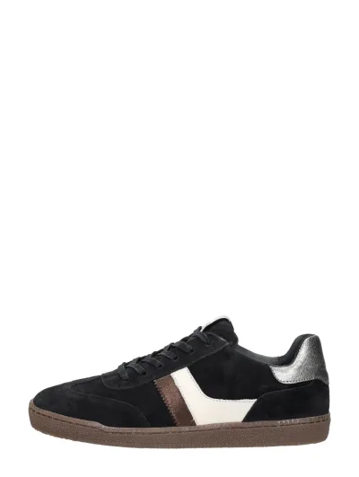 Red Rag Sneakers Laag, lage sneakers voor dames in zwart, foto 1 van 4