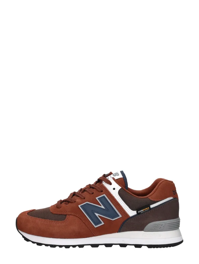 New Balance 574, lage sneakers voor heren in rood