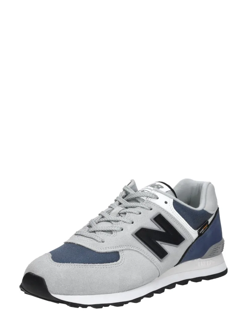 New Balance 574, lage sneakers voor heren in grijs, foto 2 van 2