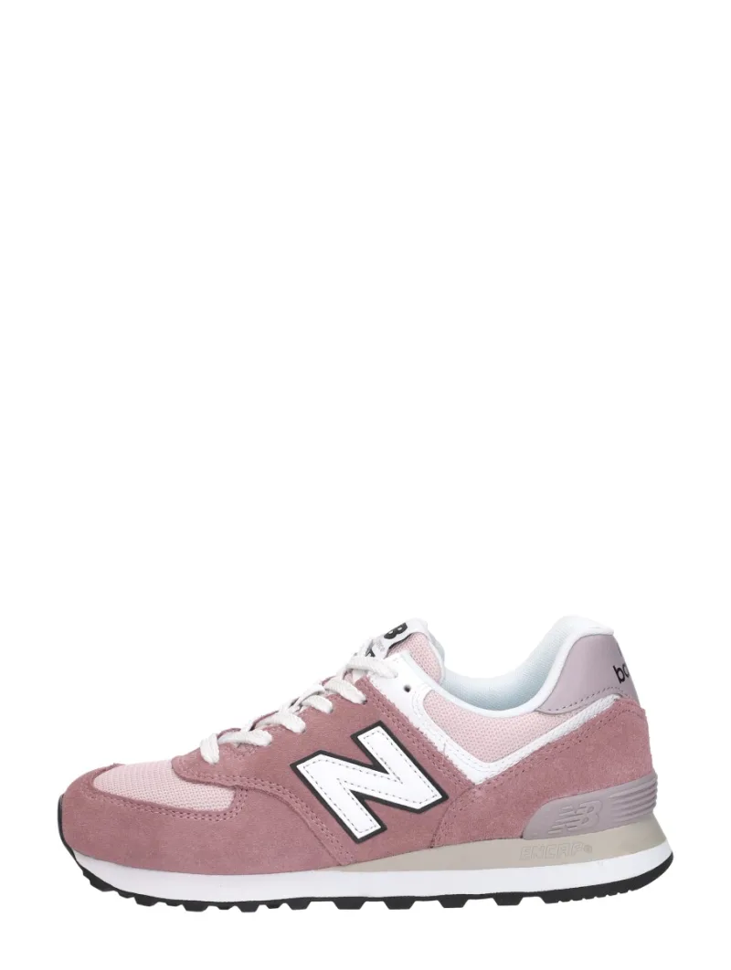 New Balance 574, lage sneakers voor dames in roze