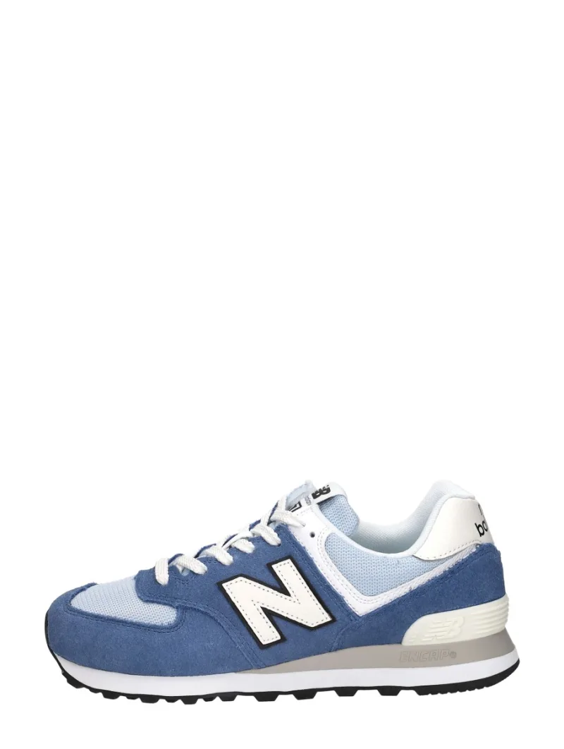 New Balance 574, lage sneakers voor dames in blauw
