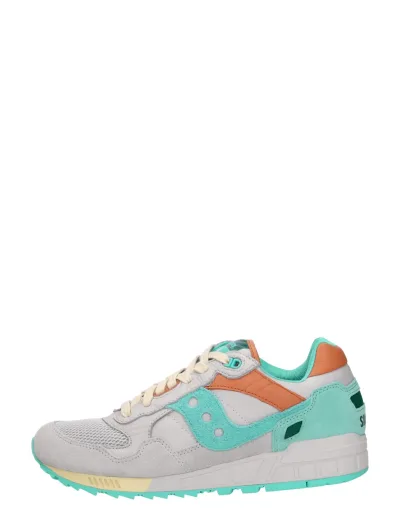 Saucony Shadow 500 licht grijs, lage sneakers voor dames in lichtgrijs, foto 1 van 4