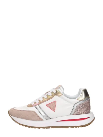 Guess Eagar, lage sneakers voor dames in wit, foto 1 van 4