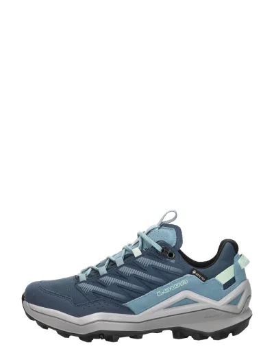 Lowa Maddox Pro GTX Lo Ws, lage veterschoenen voor dames in blauw, foto 1 van 4