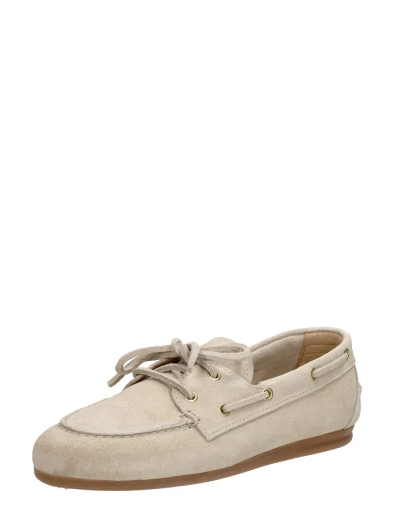 Shoecolate Dames bootschoen Ecru, bootschoenen voor dames in gebroken wit, foto 2 van 2